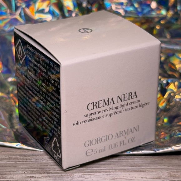 GIORGIO ARMANI Crema Nera Supreme Reviving Light Cream - 5mL Travel Sized - Picture 1 of 4